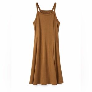 American Eagle Outfitters Tan Exercise Tennis Dress Built in Shorts Size Small